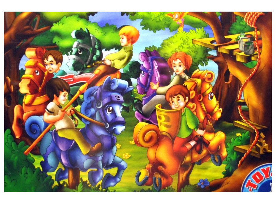 D-TOYS Puzzle Rytíři 35 dílků
