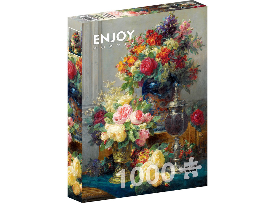 ENJOY Puzzle Jarní květiny s kalichem 1000 dílků