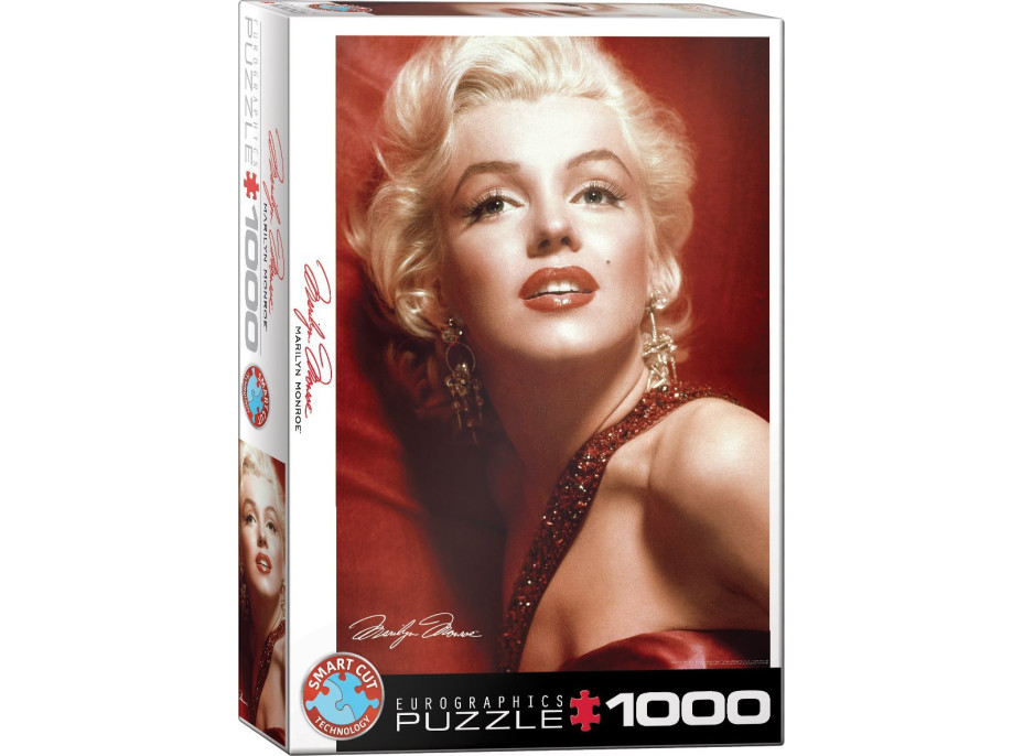 EUROGRAPHICS Puzzle Marilyn Monroe: Červený portrét 1000 dílků