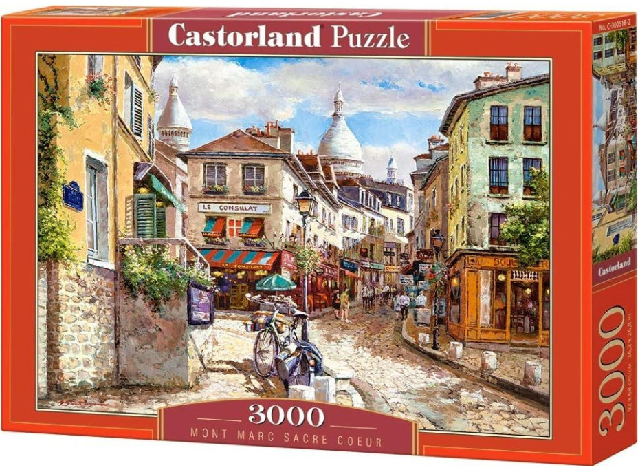CASTORLAND Puzzle Mont Marc Sacre Coeur 3000 dílků
