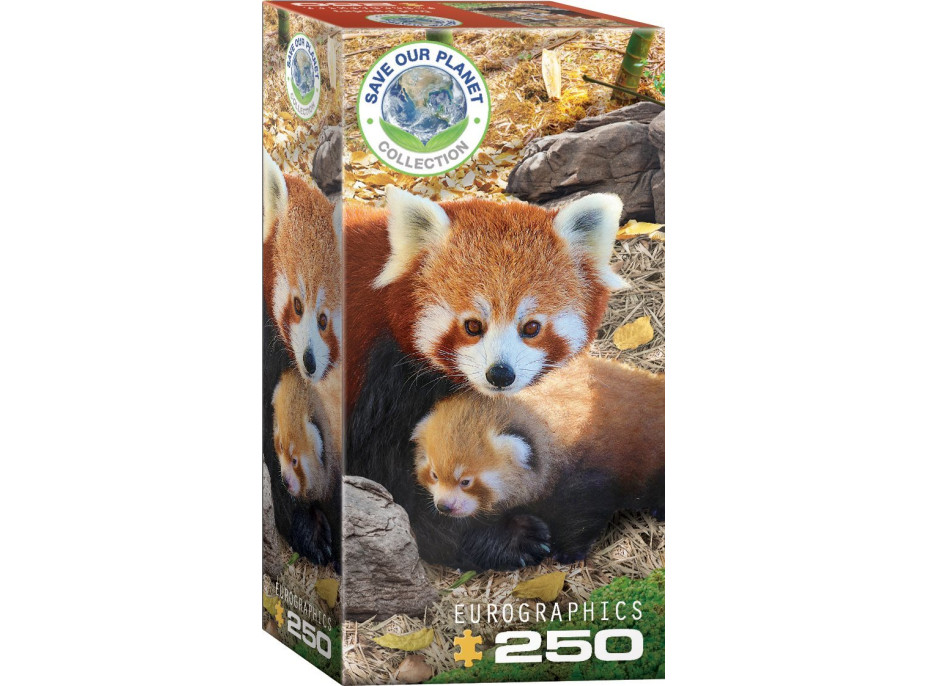 EUROGRAPHICS Puzzle Save Our Planet: Pandy červené XL 250 dílků