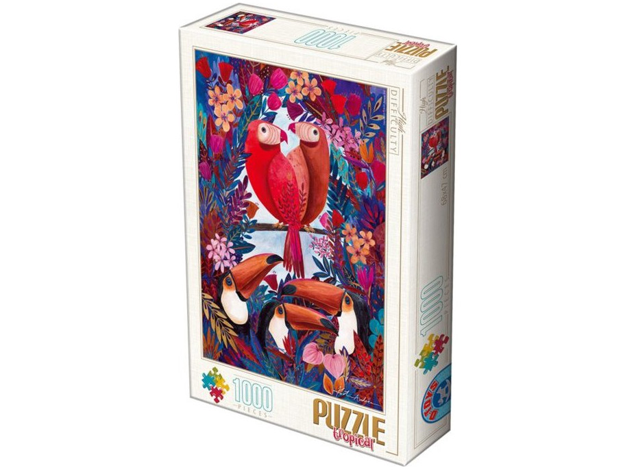 D-TOYS Puzzle Ptáci 1000 dílků