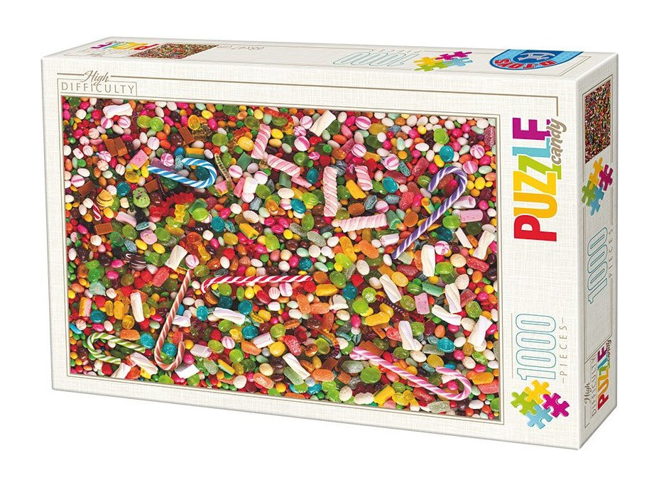 D-TOYS Puzzle Sladkosti 1000 dílků