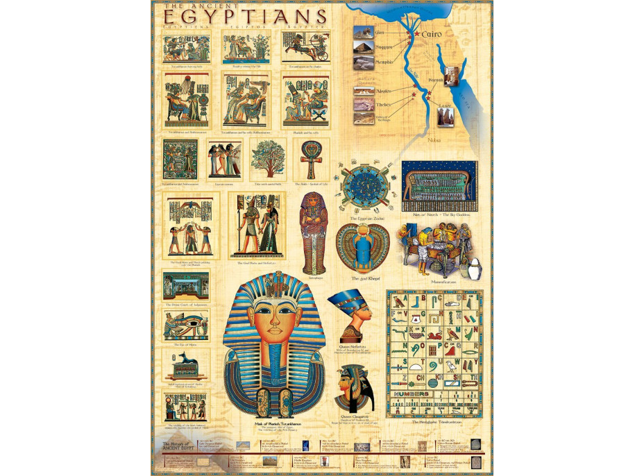 EUROGRAPHICS Puzzle Staří Egypťané 1000 dílků