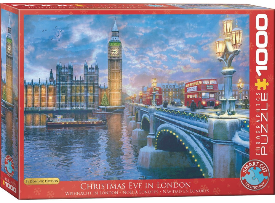 EUROGRAPHICS Puzzle Štědrý večer v Londýně 1000 dílků