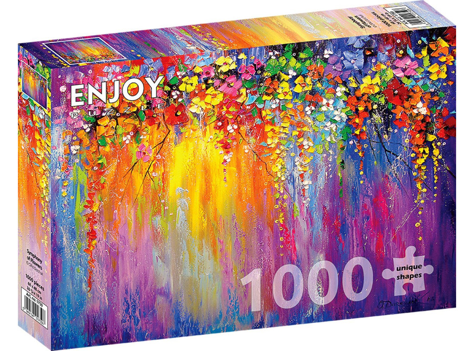 ENJOY Puzzle Symfonie květin 1000 dílků
