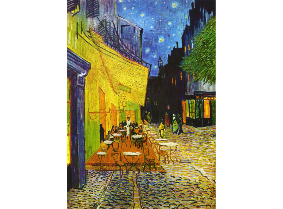 ENJOY Puzzle Vincent Van Gogh: Terasa kavárny v noci 1000 dílků