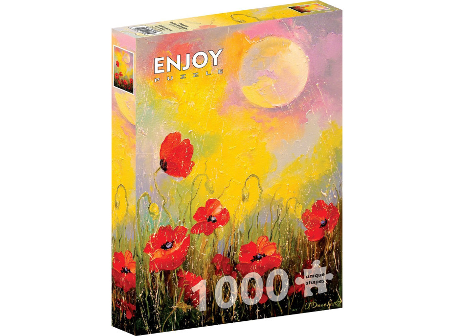 ENJOY Puzzle Vlčí máky ve svitu měsíce 1000 dílků