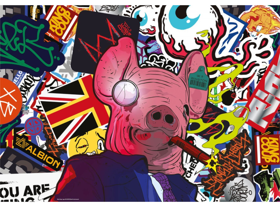 GOOD LOOT Puzzle Watch Dogs: Legion - Pig Mask 1000 dílků