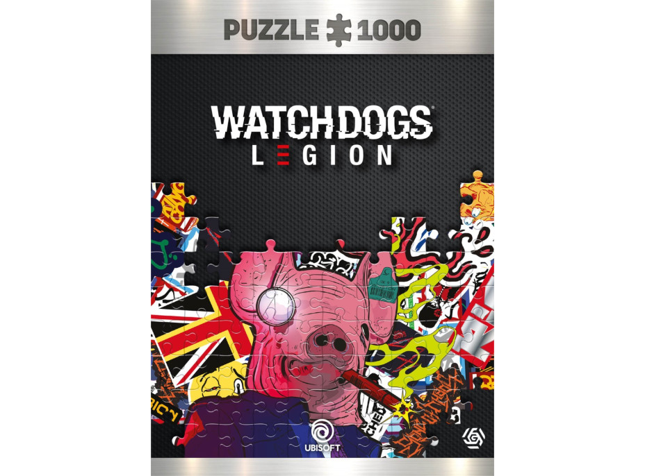 GOOD LOOT Puzzle Watch Dogs: Legion - Pig Mask 1000 dílků