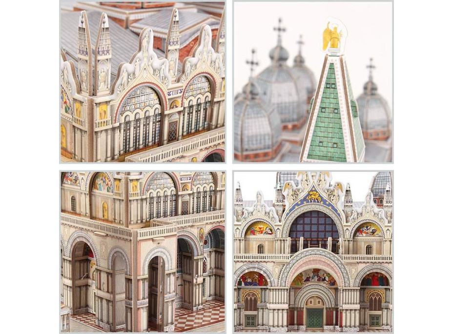 CUBICFUN 3D puzzle National Geographic: Náměstí svatého Marka 107 dílků