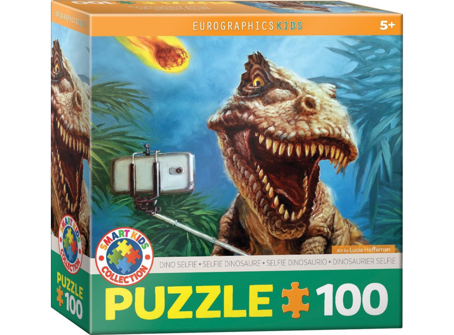 EUROGRAPHICS Puzzle Dino selfie 100 dílků