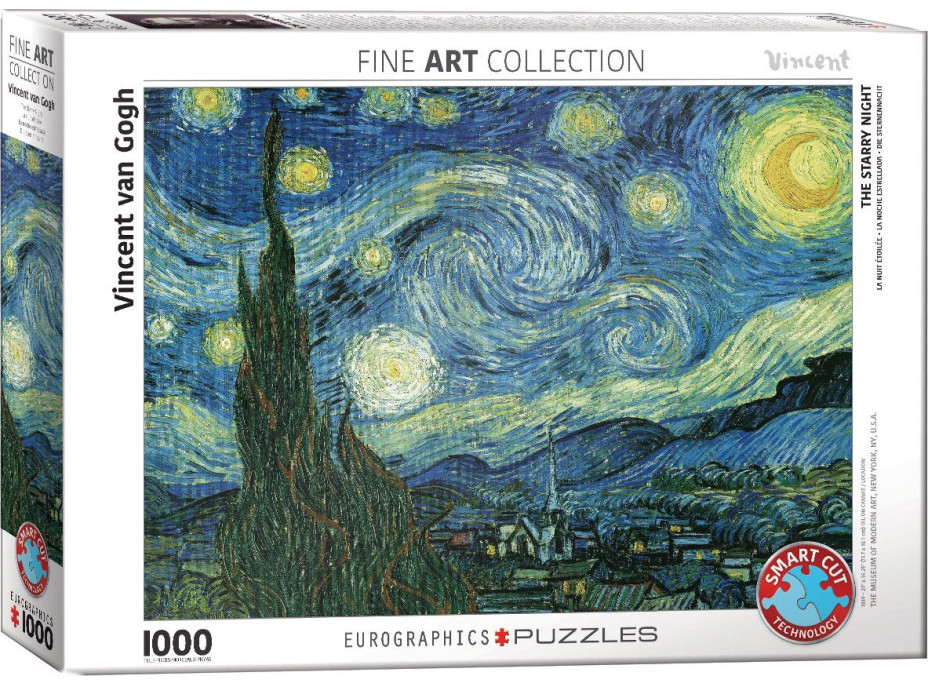 EUROGRAPHICS Puzzle Hvězdná noc 1000 dílků