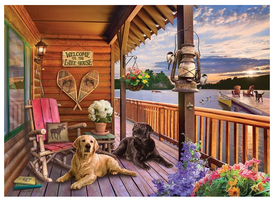 COBBLE HILL Puzzle Vítejte v domě u jezera 1000 dílků