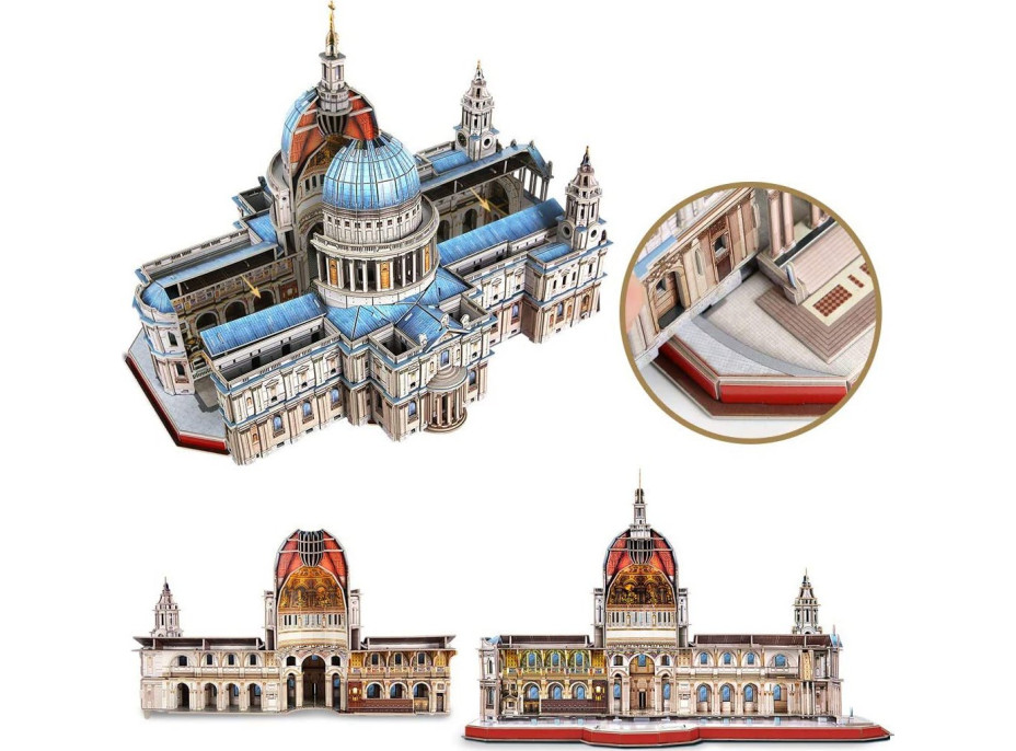 CUBICFUN 3D puzzle Katedrála svatého Pavla 643 dílků