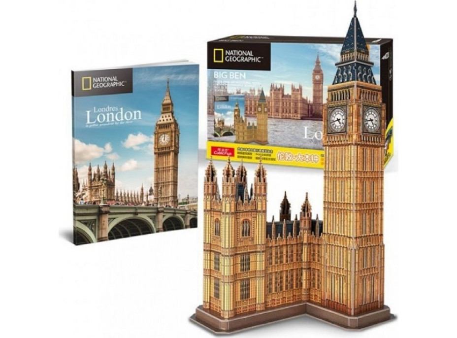 CUBICFUN 3D puzzle National Geographic: Big Ben 94 dílků