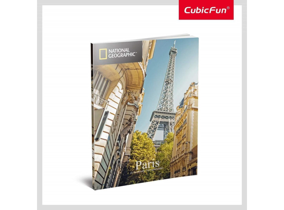 CUBICFUN 3D puzzle National Geographic: Eiffelova věž 80 dílků