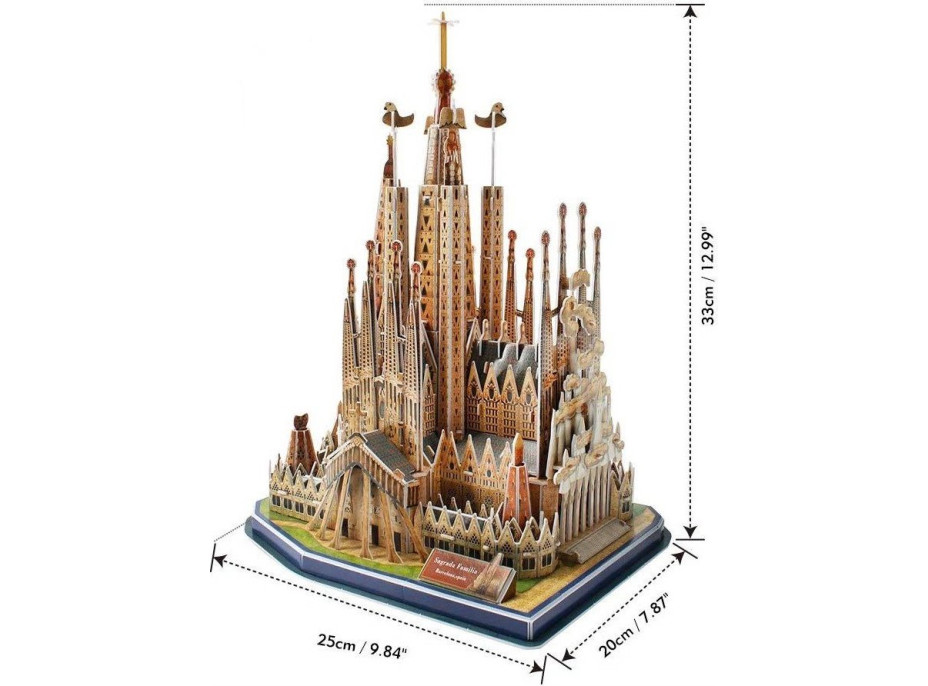 CUBICFUN 3D puzzle National Geographic: Sagrada Família 184 dílků