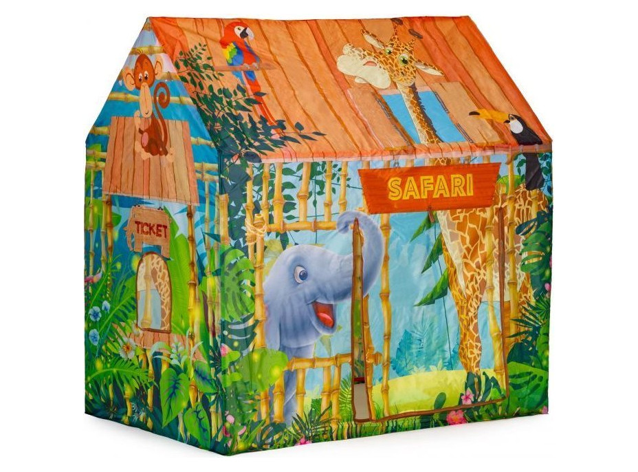 ECOTOYS Dětský stan na hraní Safari