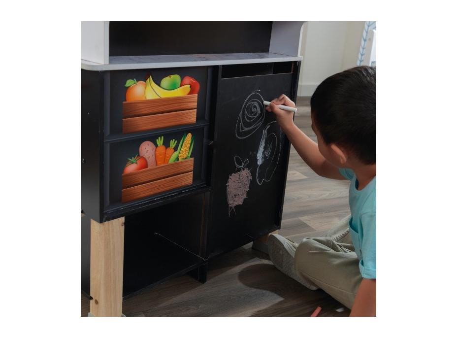 KIDKRAFT Dřevěná kuchyňka Artisan Island Toddler - světlá