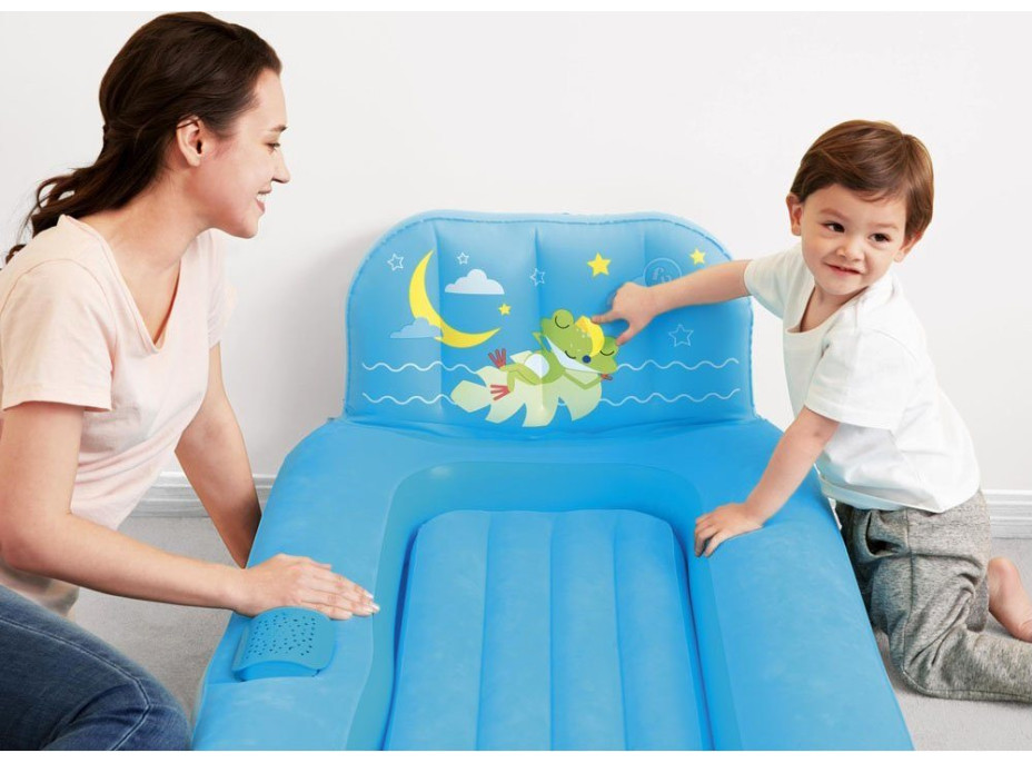 FISHER-PRICE Nafukovací lůžko s projektorem - modré