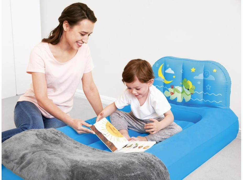 FISHER-PRICE Nafukovací lůžko s projektorem - modré