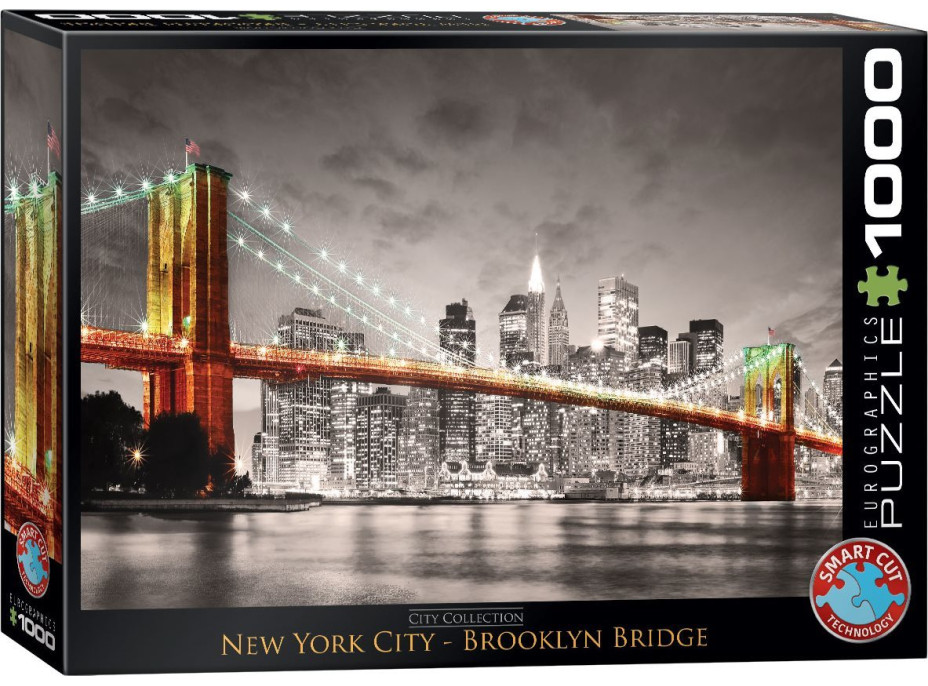 EUROGRAPHICS Puzzle New York - Brooklynský most 1000 dílků