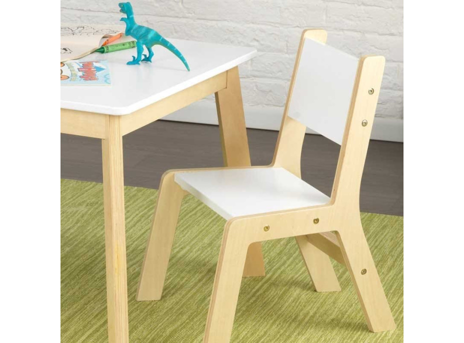 KIDKRAFT Stůl s židličkami - bílý