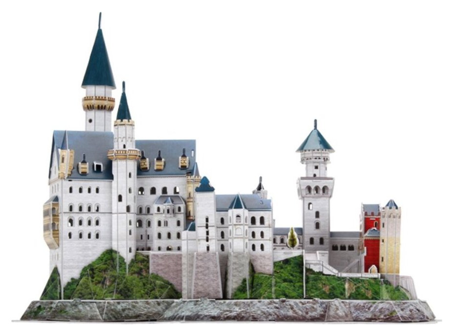 CUBICFUN Svítící 3D puzzle Zámek Neuschwanstein 128 dílků