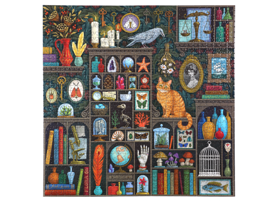 EEBOO Čtvercové puzzle Alchymistova pracovna 1000 dílků