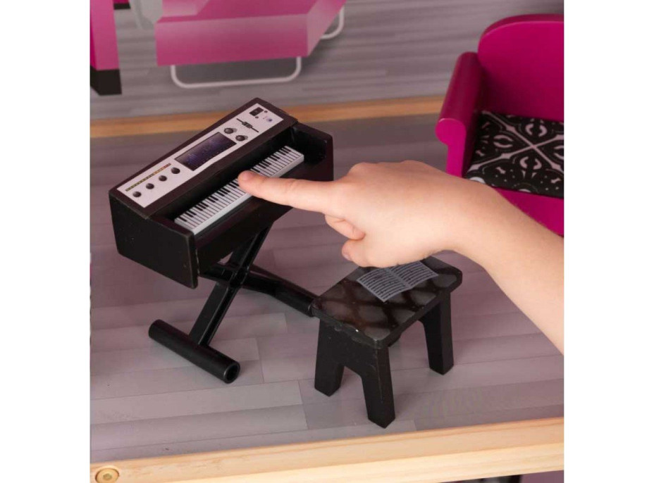 KIDKRAFT Domeček pro panenky Sparkle s vybavením