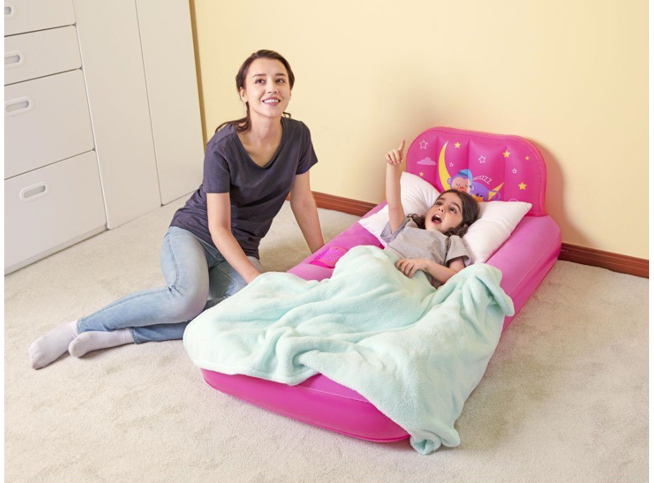 FISHER-PRICE Nafukovací lůžko s projektorem - růžové
