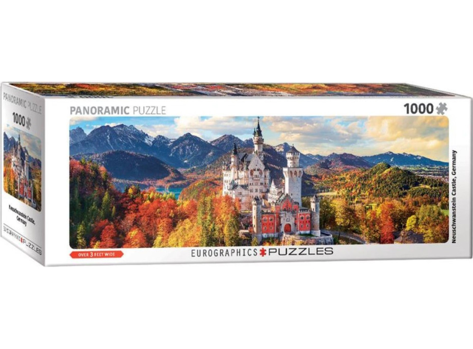 EUROGRAPHICS Panoramatické puzzle Zámek Neuschwanstein, Německo 1000 dílků