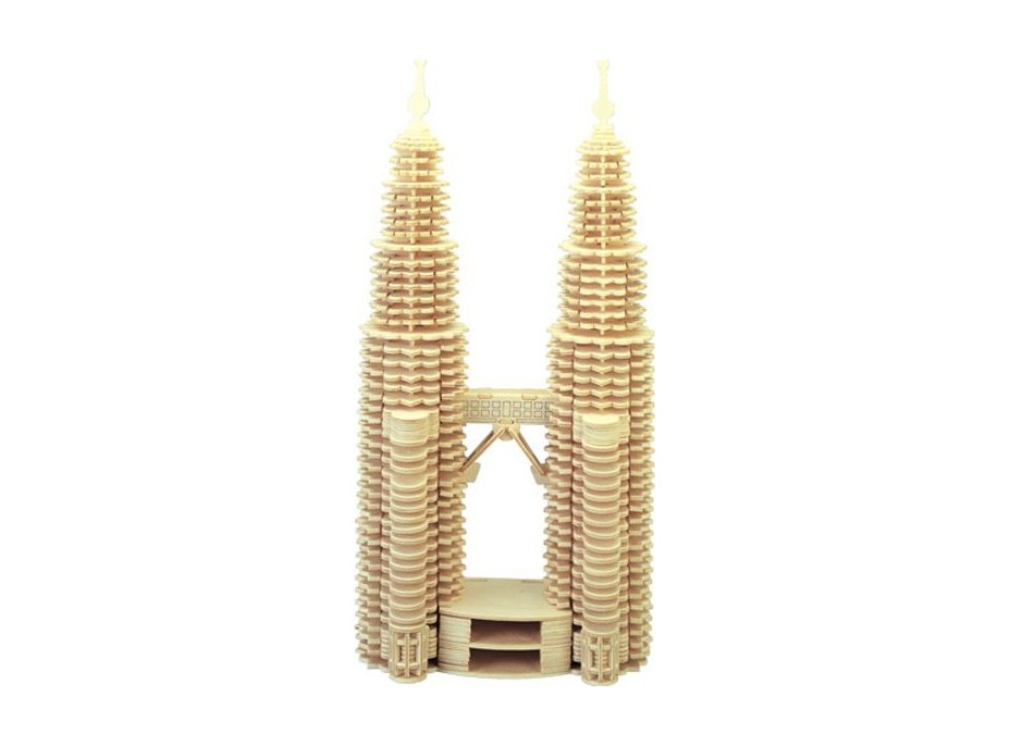 WOODEN TOY , WCK 3D puzzle Petronas Twin Towers