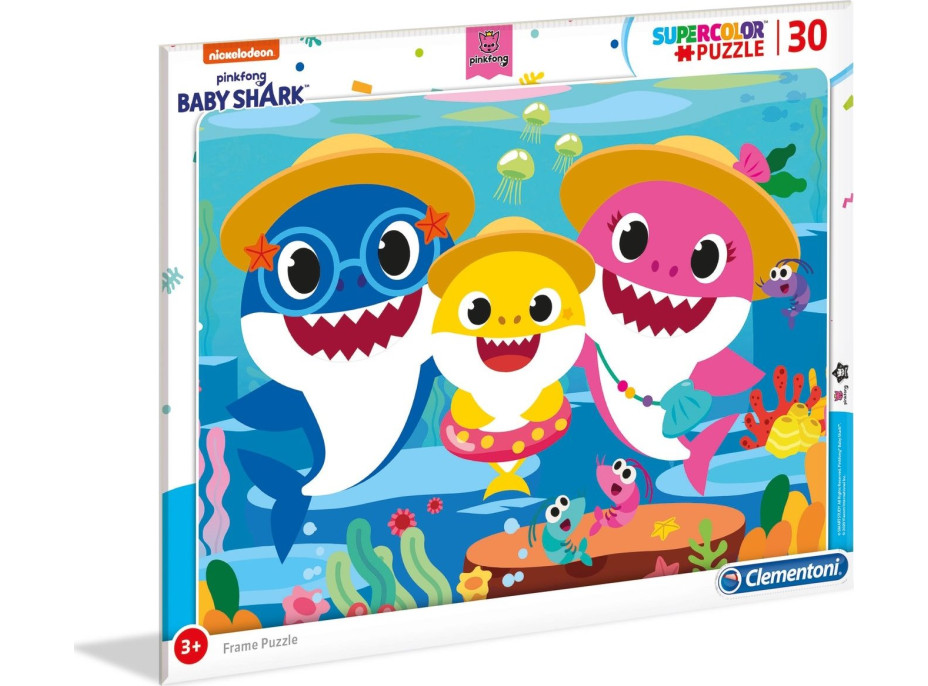 CLEMENTONI Puzzle Baby Shark: Dovolená 30 dílků