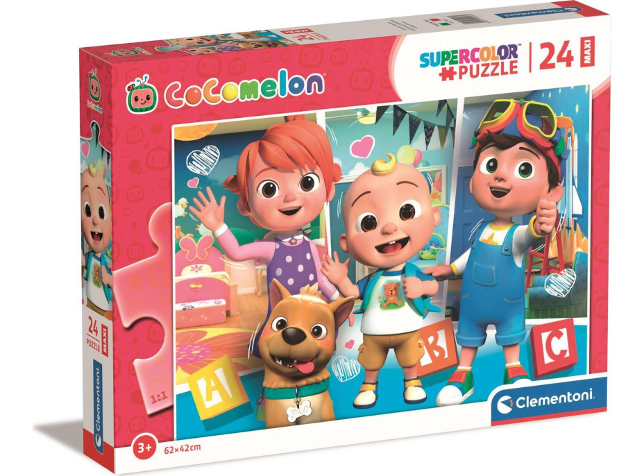 CLEMENTONI Puzzle CoComelon s kamarády MAXI 24 dílků