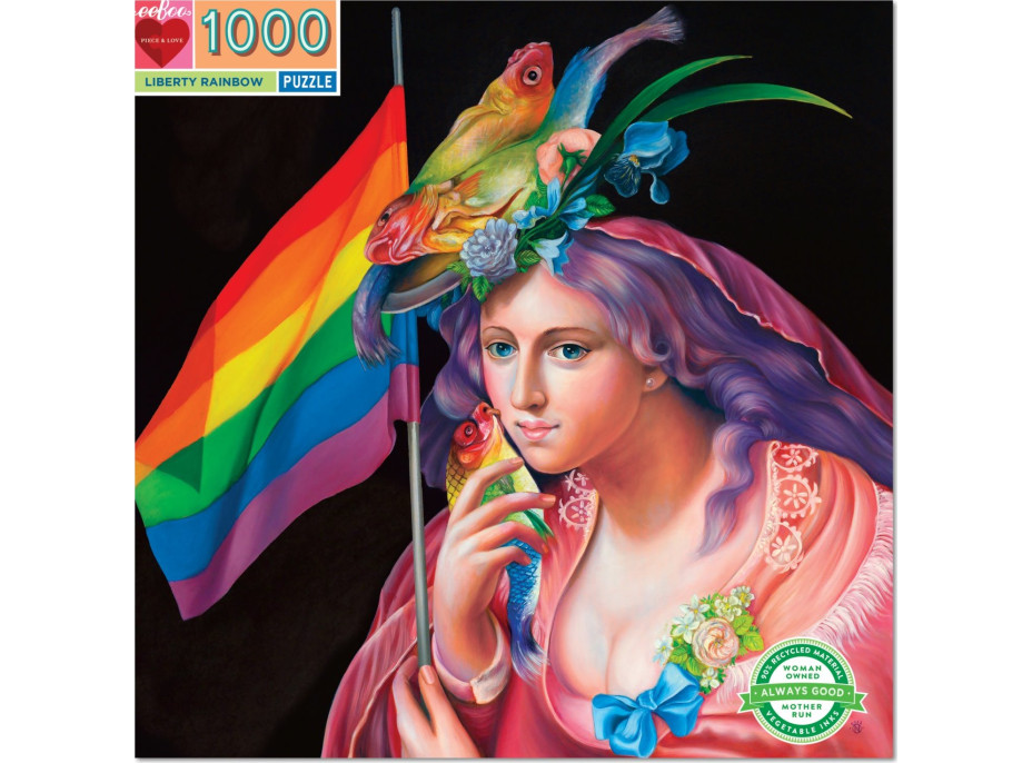 EEBOO Puzzle Duha svobody 1000 dílků