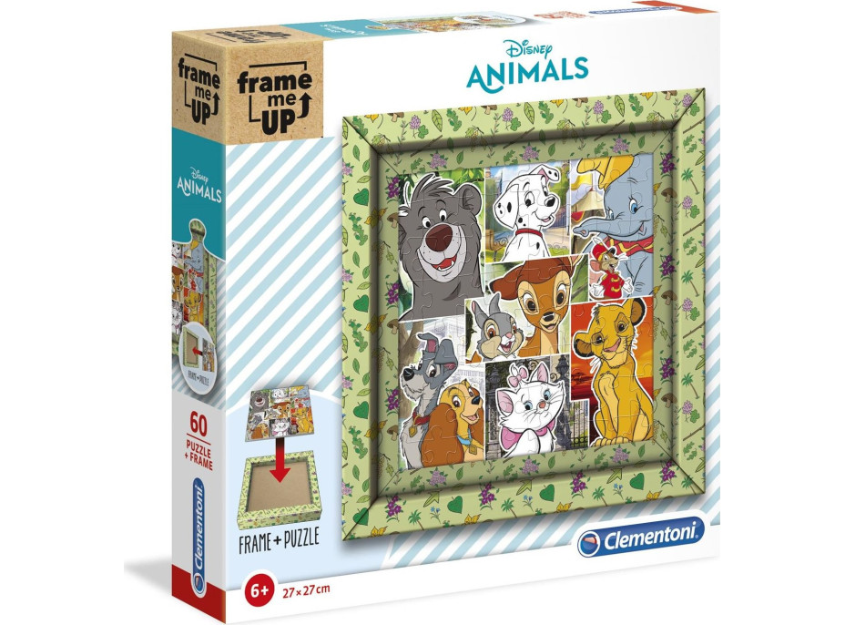 CLEMENTONI Puzzle Frame Me Up Disney 60 dílků