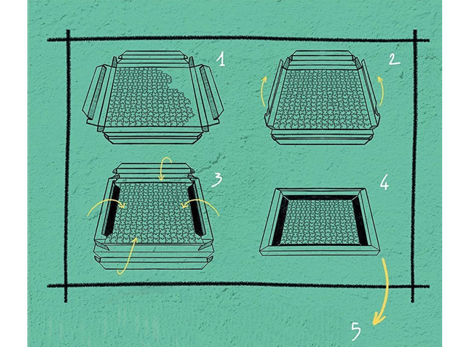 CLEMENTONI Puzzle Frame Me Up Tlapková patrola 60 dílků