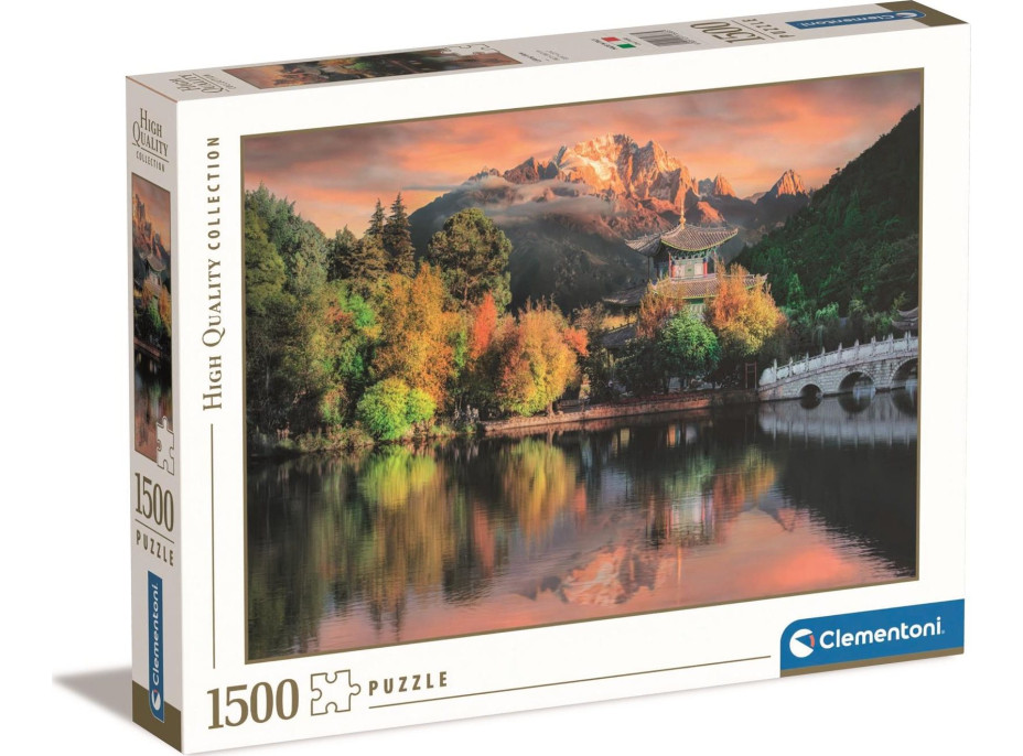 CLEMENTONI Puzzle Pohled na Lijiang, Čína 1500 dílků