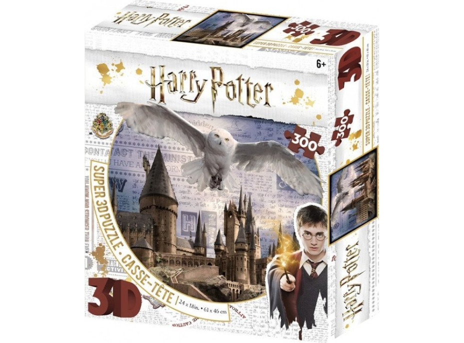 PRIME 3D Puzzle Harry Potter: Bradavická škola čar a kouzel 3D XL 300 dílků