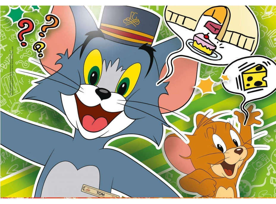 CLEMENTONI Puzzle Tom a Jerry 3x48 dílků