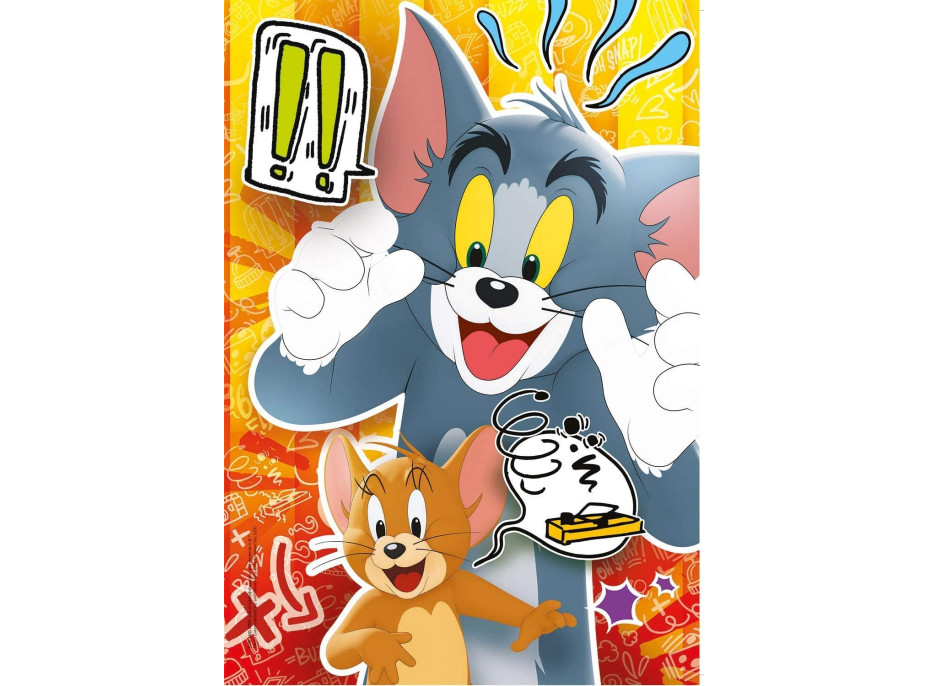 CLEMENTONI Puzzle Tom a Jerry 3x48 dílků