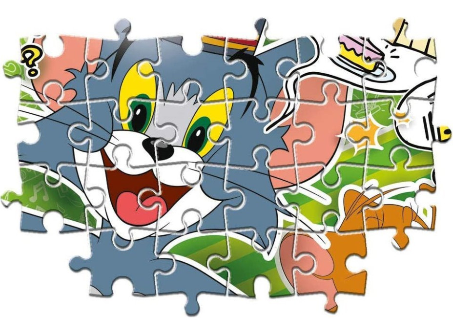 CLEMENTONI Puzzle Tom a Jerry 3x48 dílků