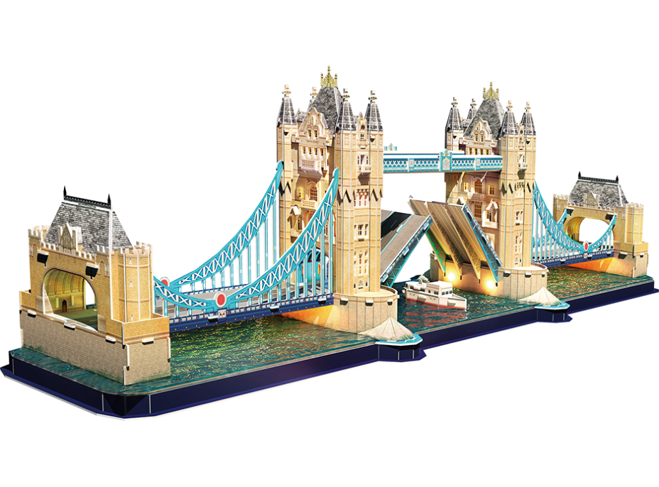 CUBICFUN Svítící 3D puzzle Tower Bridge 222 dílků