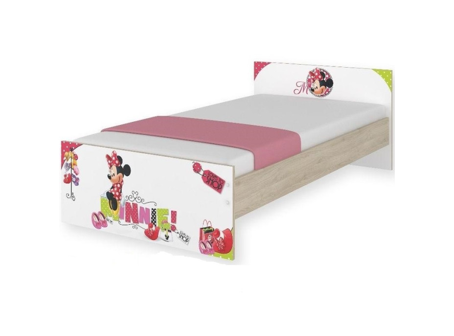 Dětská postel MAX Disney - MINNIE I 160x80 cm - BEZ ŠUPLÍKU
