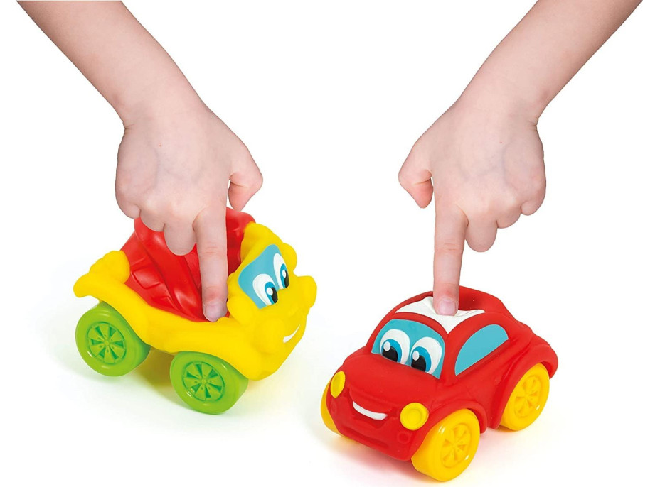 CLEMENTONI BABY Car Soft&Go Závodní auto