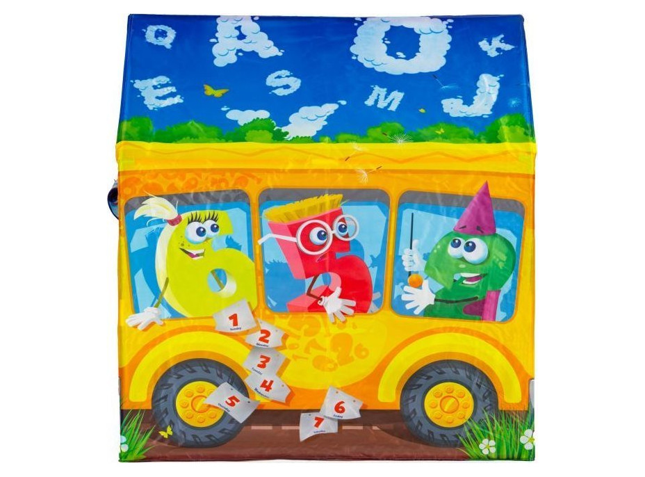 ECOTOYS Dětský stan na hraní Autobus