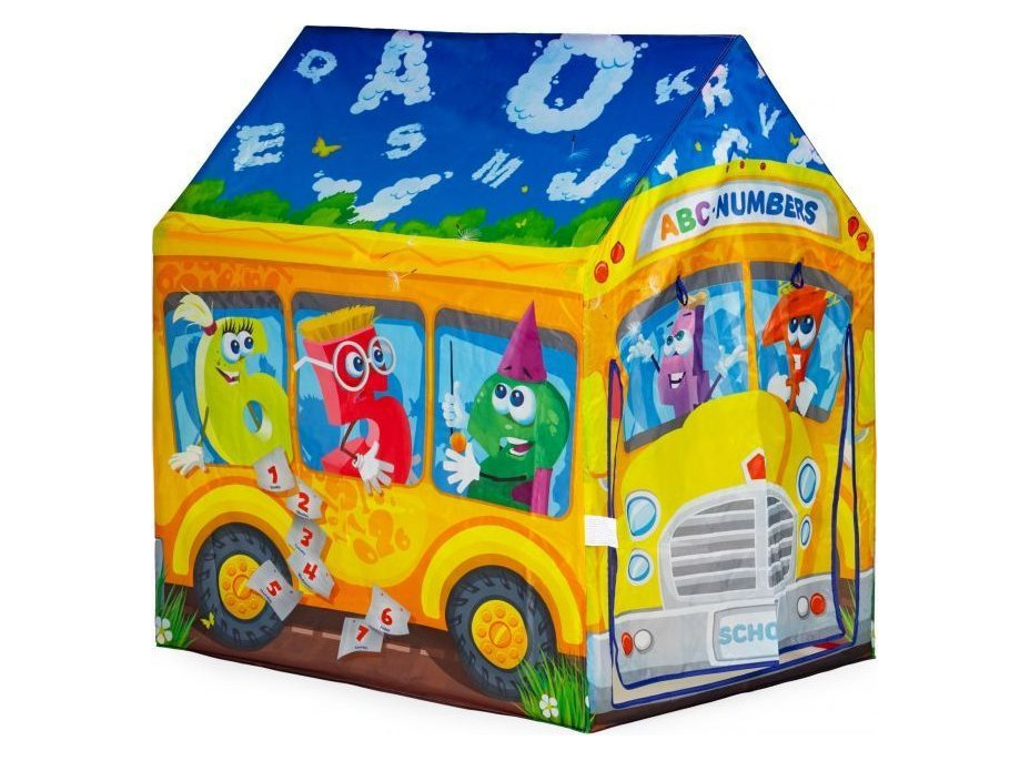 ECOTOYS Dětský stan na hraní Autobus