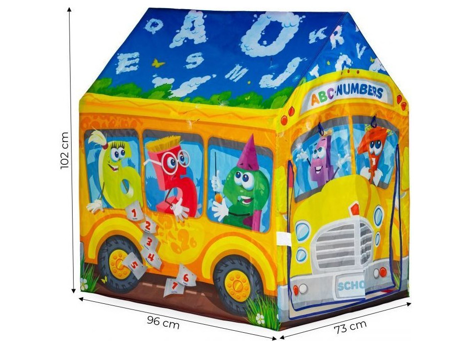 ECOTOYS Dětský stan na hraní Autobus